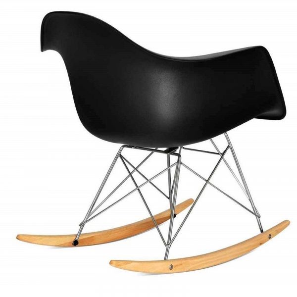 Eames rocking chair RAR Replica Black By Decomica - DECOMICA