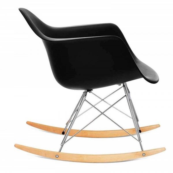 Eames rocking chair RAR Replica Black By Decomica - DECOMICA