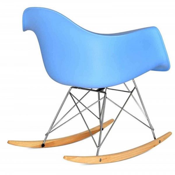 Eames rocking chair RAR Replica Light Blue By Decomica - DECOMICA