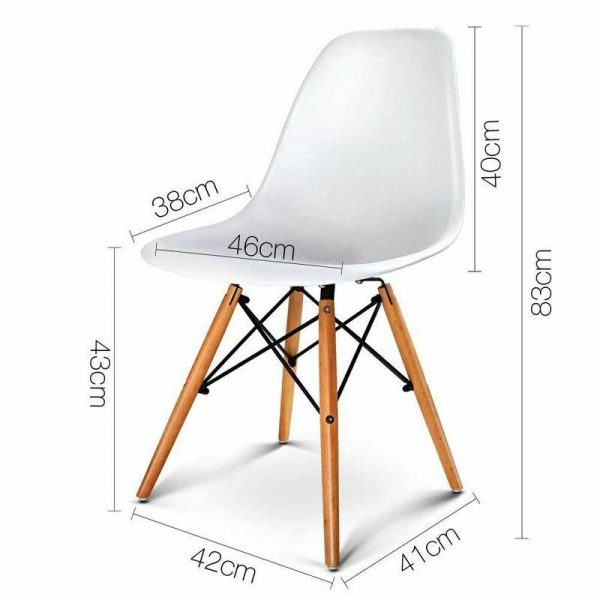 Eames DSW Replica White - DECOMICA