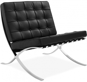 Premium Barcelona Chair Black