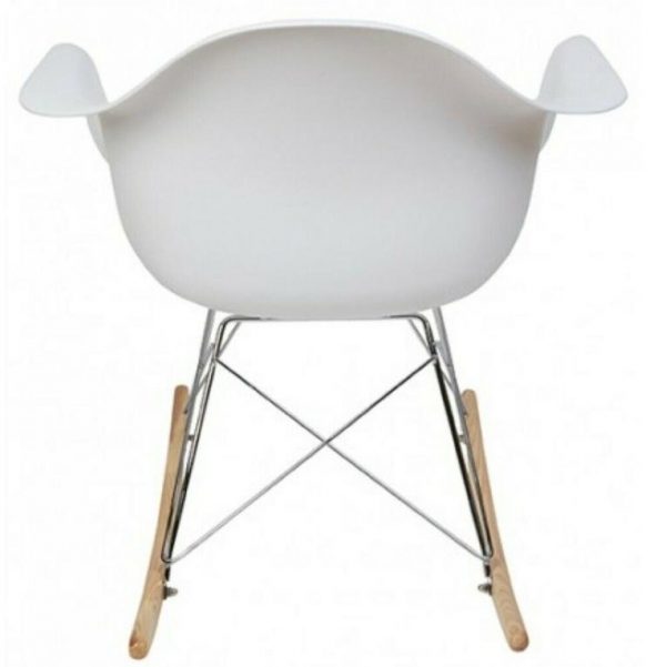 Eames rocking chair RAR Replica White By Decomica - DECOMICA