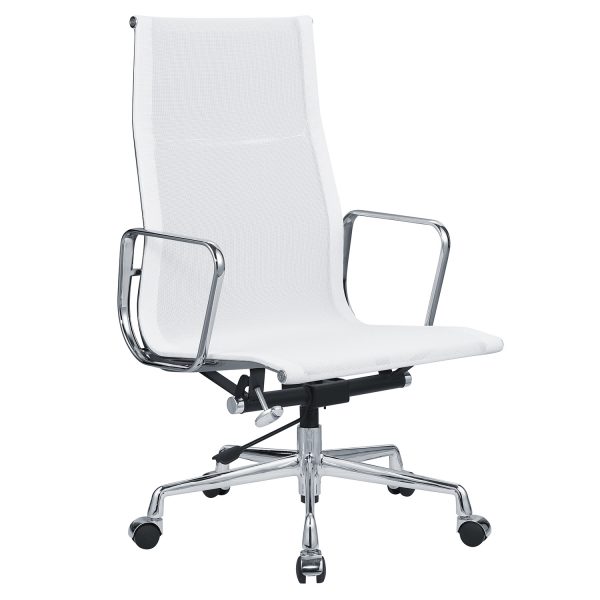 Classic Management EA119 Mesh Office Chair High Back- White