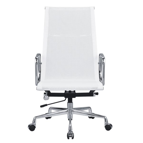 Eames Management EA119 Mesh Office Chair Replica High Back- White