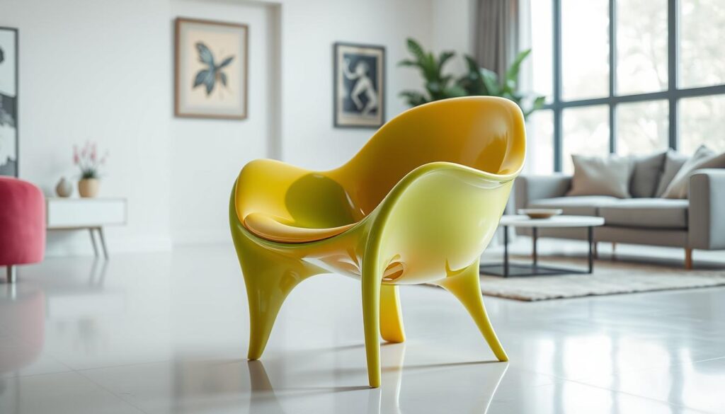 molded fiberglass chair